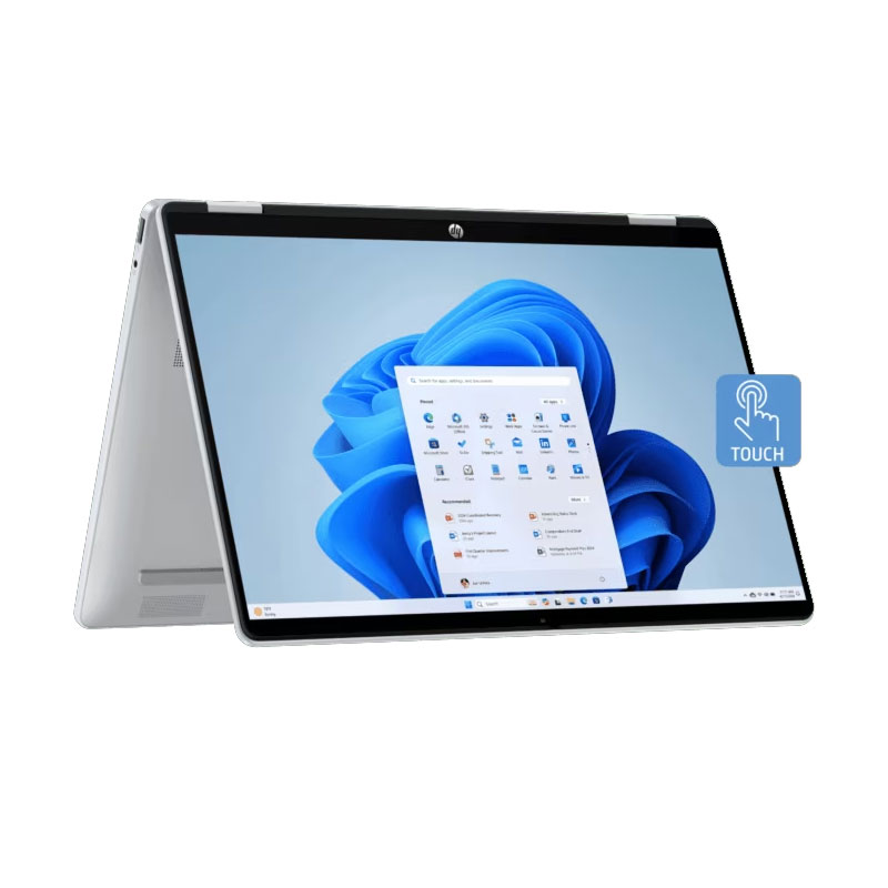 Picture of HP OmniBook 5 - 3th Gen Intel Core i5-1334U 14" (35.6 cm) 14-fp0789TU Thin & Light Laptop (16GB/ 512GB SSD/  Diagonal 2K IPS Display/ Intel Iris Xᵉ Graphics/ Backlit Keyboard/ Camera Privacy Shutter/  Mic Mute Key/ Windows 11 Home/ MS Office 2024/ 1 Year Warranty/ Glacier Silver/1.62 kg)